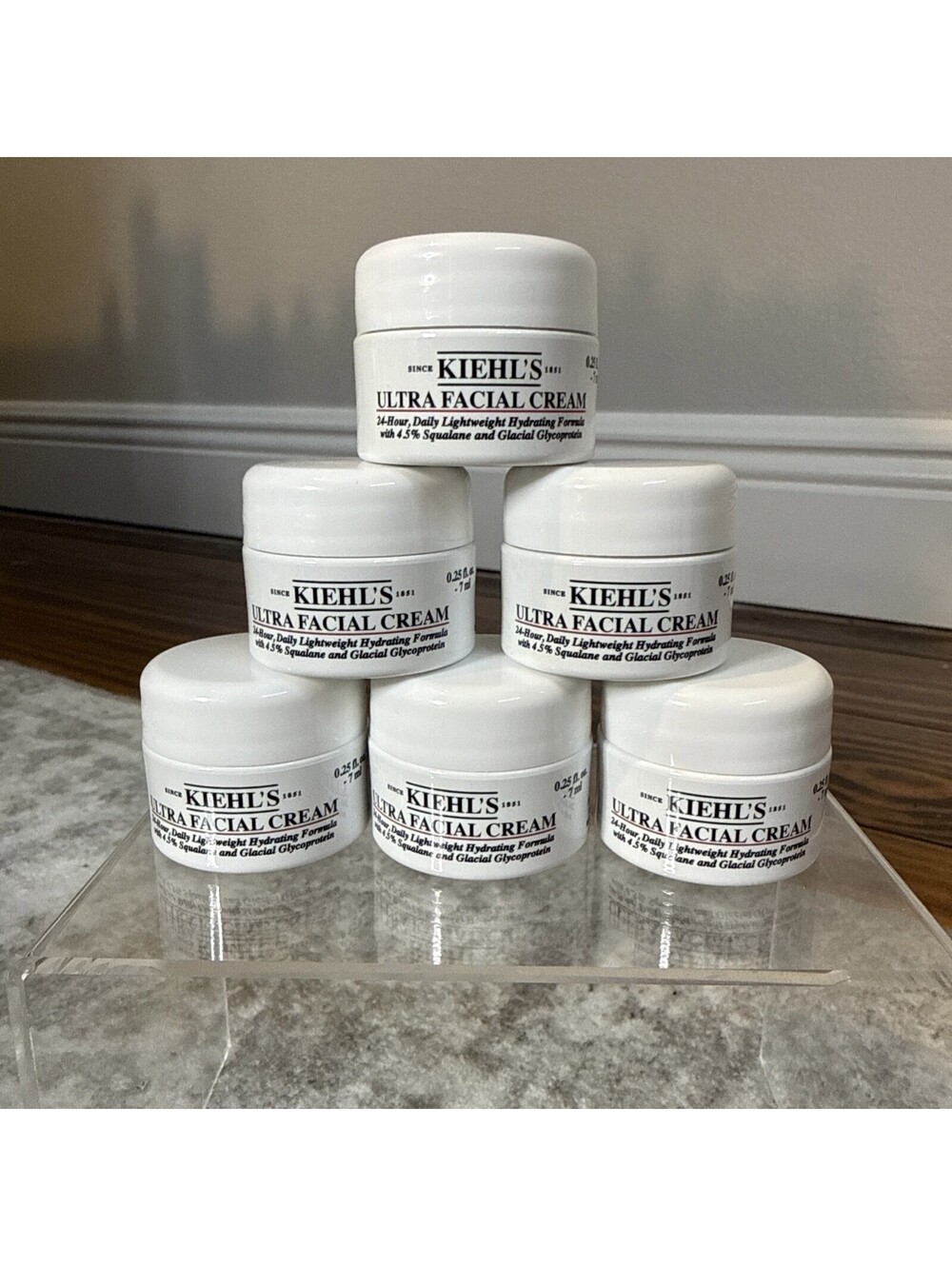 NEW 6x Kiehl's Ultra Facial Cream 0.25 fl oz/7 ml